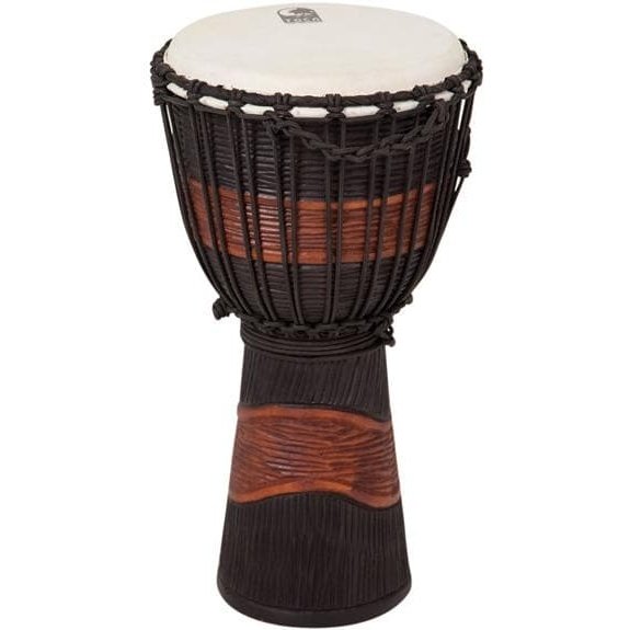 Toca Street Series 12 Inch Black Onyx Djembe, Large