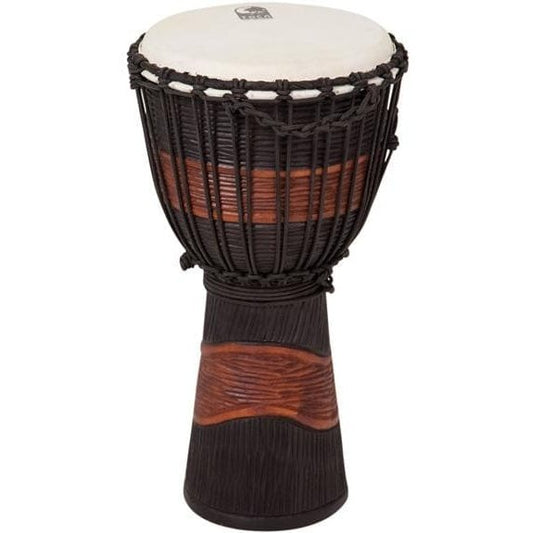 Toca Street Series 12 Inch Black Onyx Djembe, Large