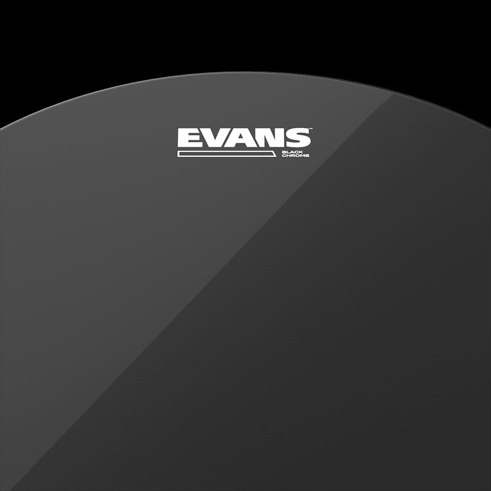 Evans Black Chrome Drum Head 20 Black
