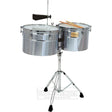 Tycoon Percussion 14 & 15 Extra-Deep Shell Timbales - Chrome Finish
