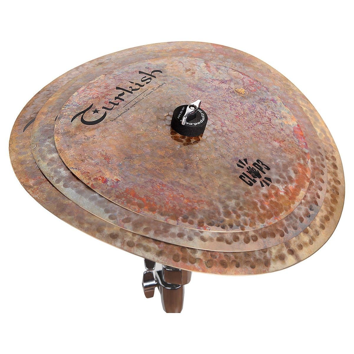 Turkish Clap 3 Cymbal Stack Raw