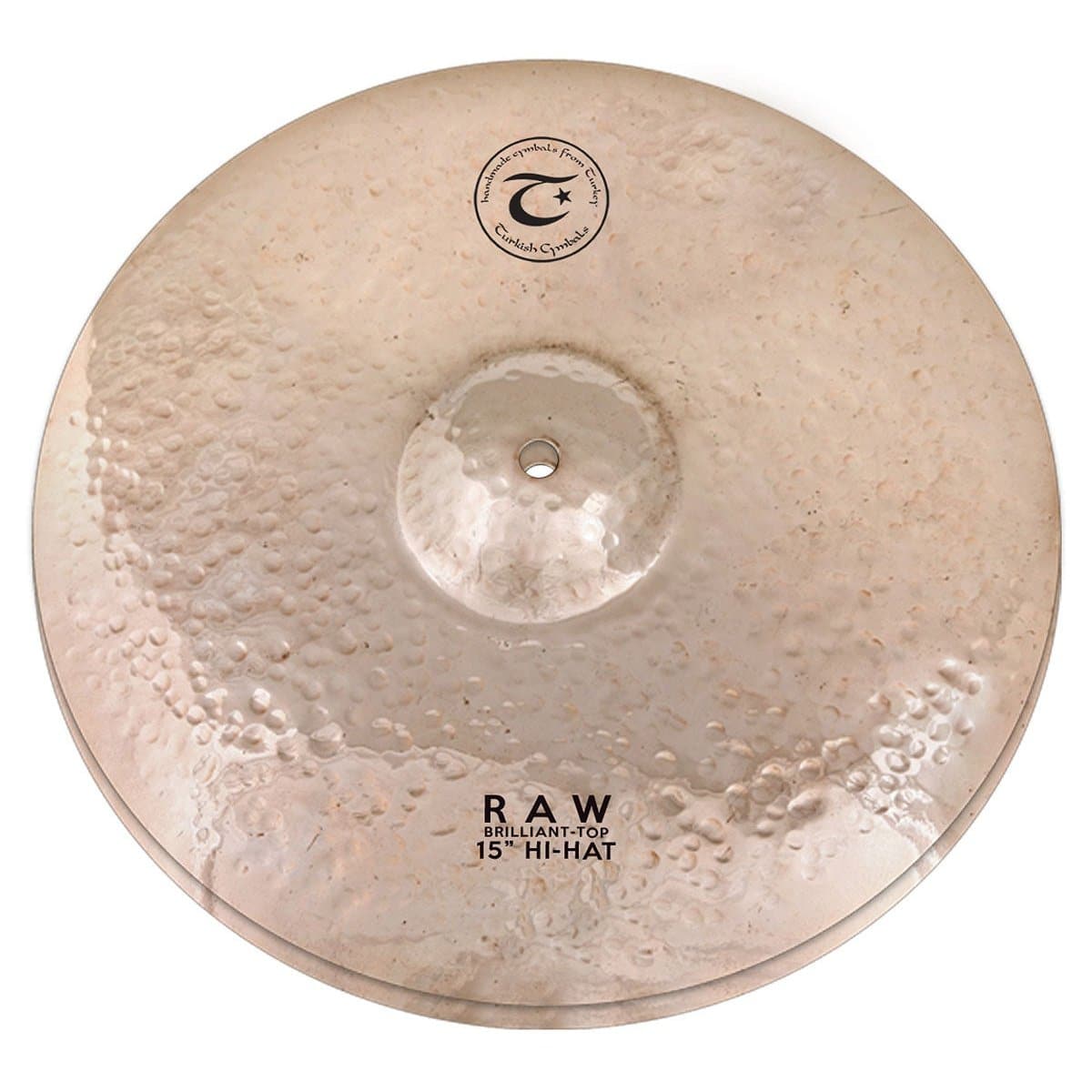 Turkish Raw Brilliant Hi Hat Cymbals 15"