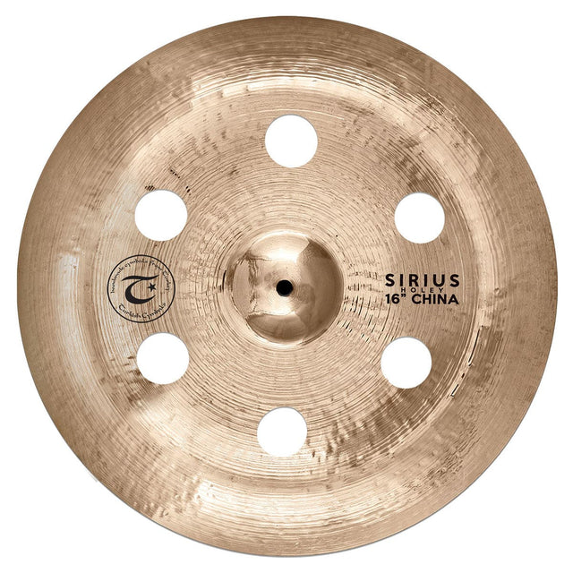 Turkish Sirius Holey China Cymbal 16"