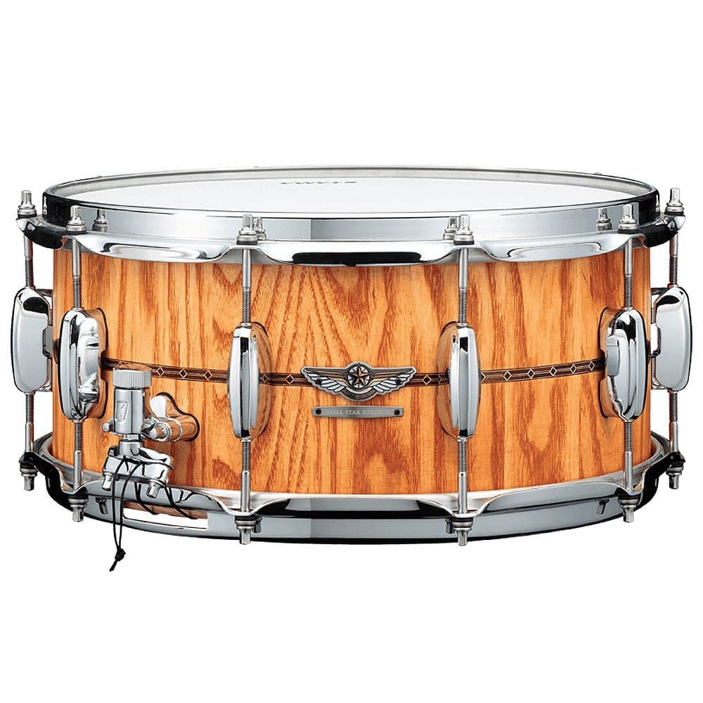 Tama Star Reserve Stave Ash Snare Drum 14x6.5 Oiled Amber Ash