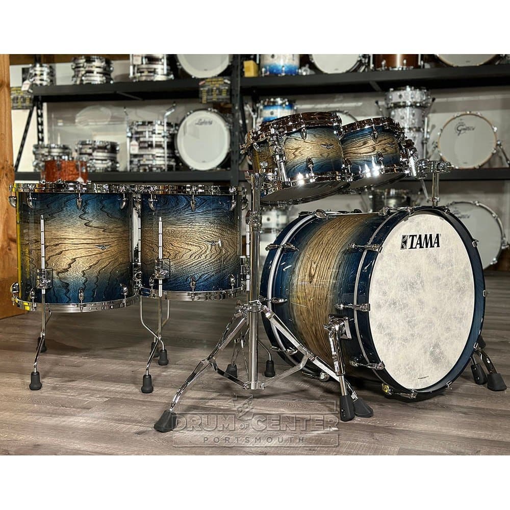 Tama Star Walnut 5pc Drum Set 22/10/12/14/16 Indigo Japanese Sen Burst