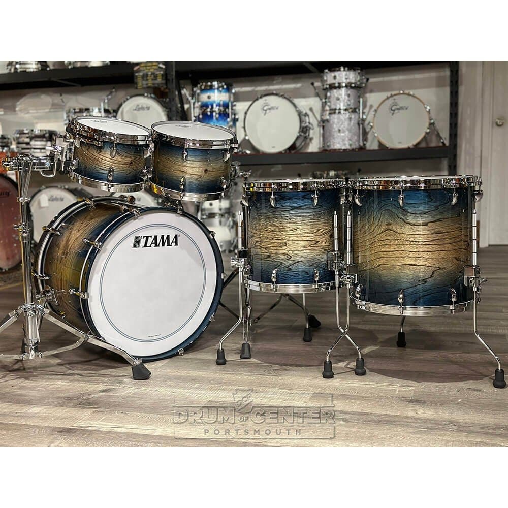 Tama Star Walnut 5pc Drum Set 22/10/12/14/16 Indigo Japanese Sen Burst ...