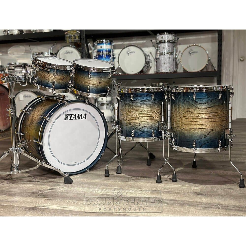 Tama Star Walnut 5pc Drum Set 22/10/12/14/16 Indigo Japanese Sen Burst