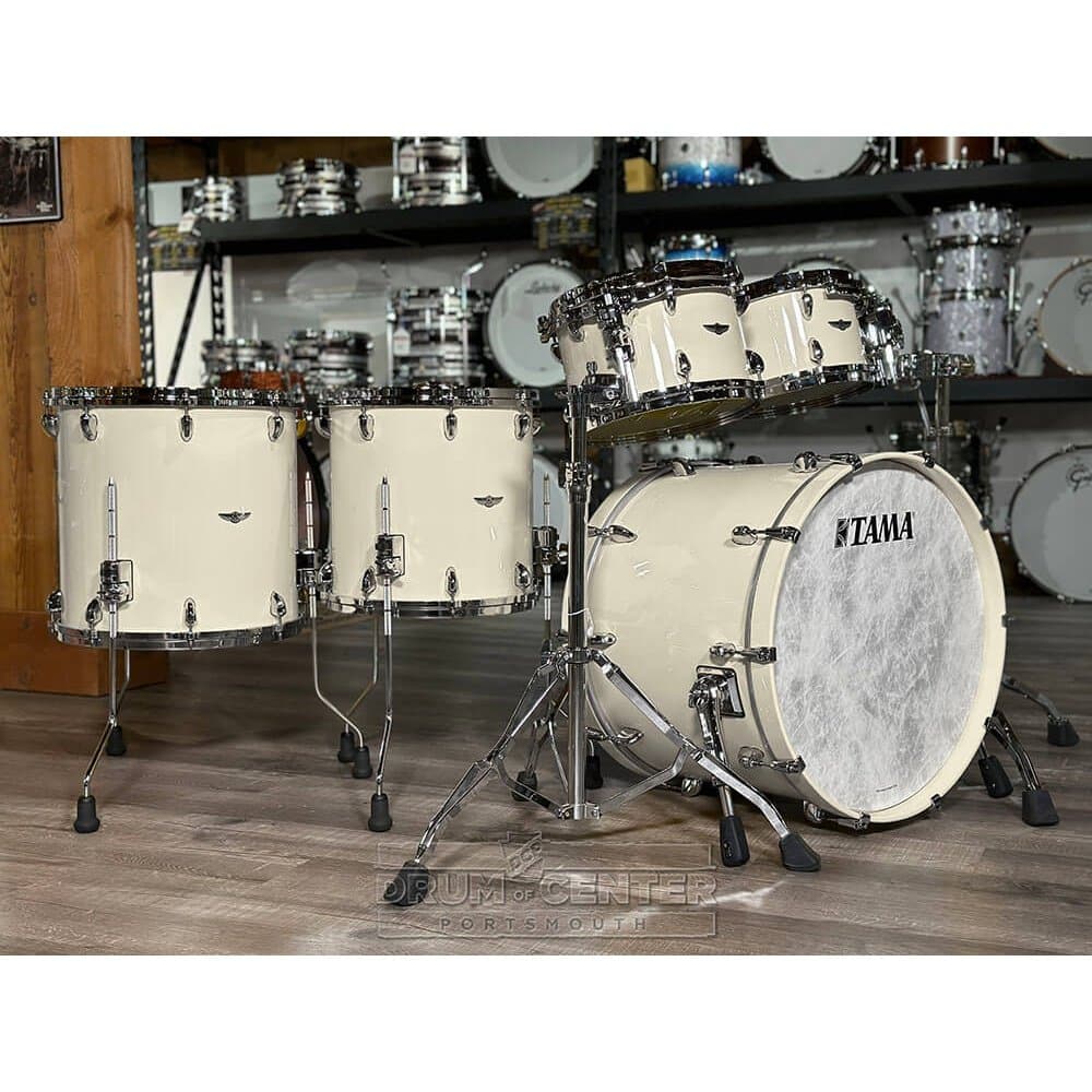 Tama Star Walnut 5pc Drum Set 22/10/12/14/16 Antique White