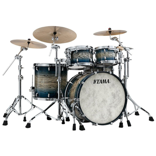 Tama TW42RZSAIJB Star Walnut 4pc Drum Set w/22bd Indigo Japanese Sen Burst