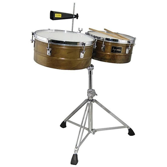 Tycoon Antiqued Gold Timbales