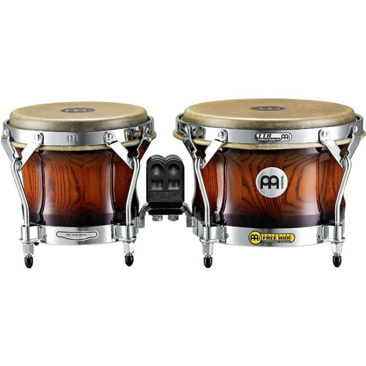 Meinl Free Ride Series Woodcraft Bongos 7 & 9 Antique Mahogany Burst