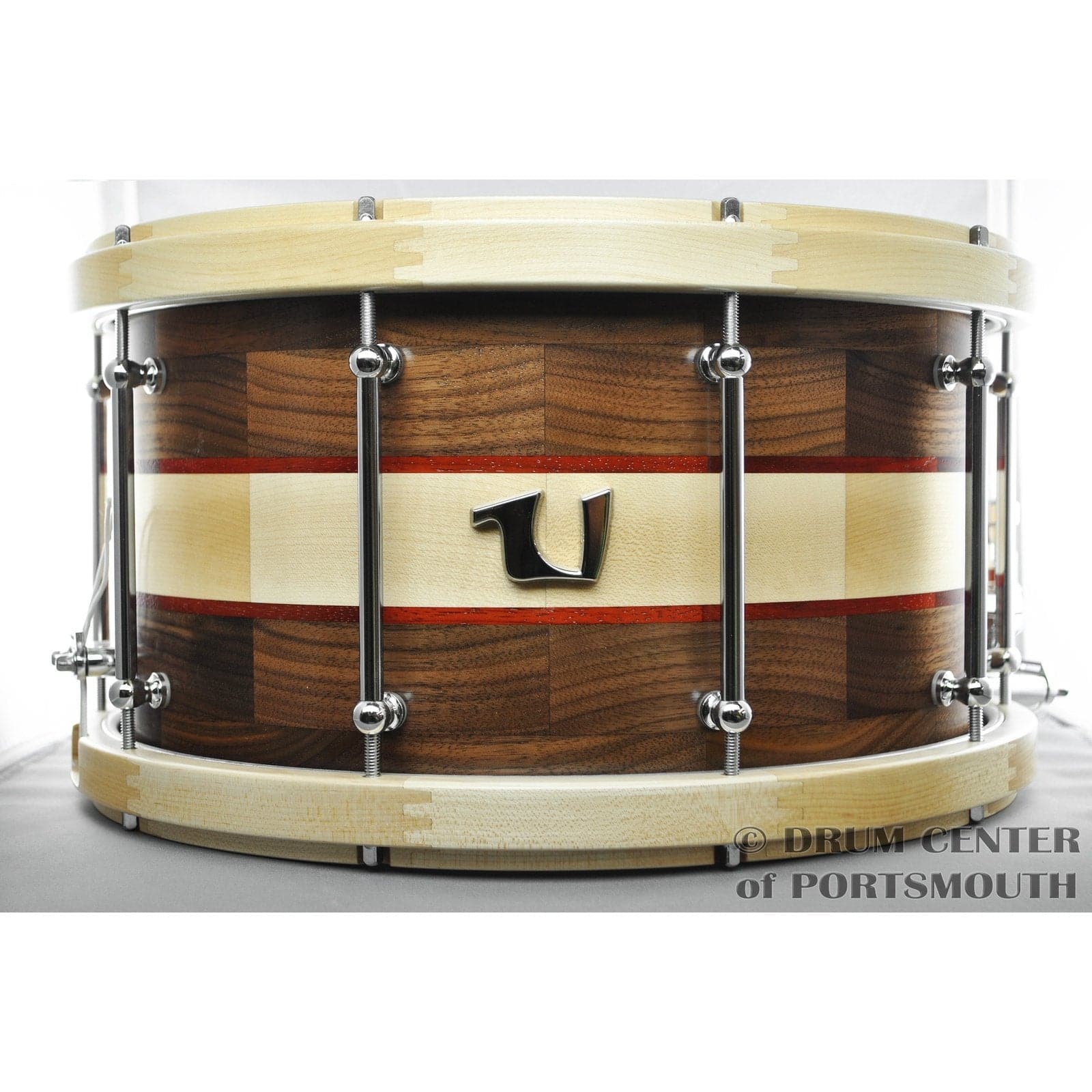Unix Drums Segment Hybrid Snare Drum With Maple Hoops 14x8