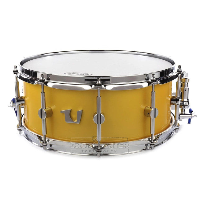 Unix Solid Ply Maple Snare Drum 14x6 Candy Yellow Gloss