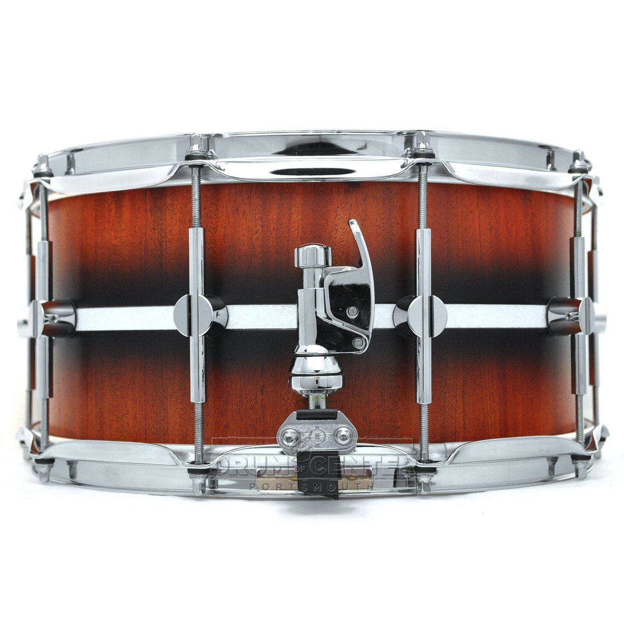 Unix Drums Stave Mahogany Snare Drum 14x7