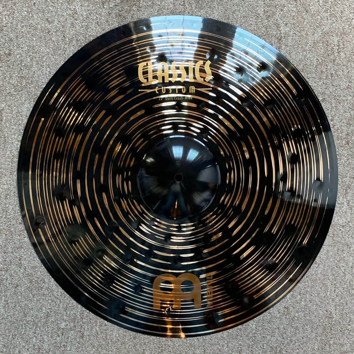 Used Meinl Classics Custom Dark Crash/Ride Cymbal 22"