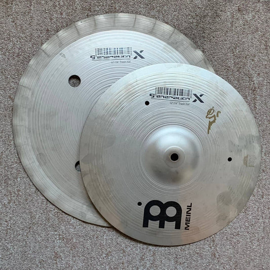 Used Meinl Generation X Benny Greb Trash Hat Cymbals 12"/14"