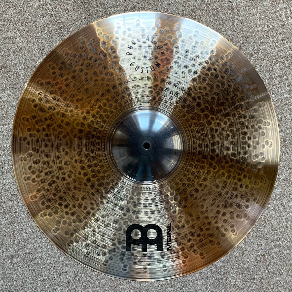 Used Meinl Pure Alloy Custom Medium Heavy Crash Cymbal 20"