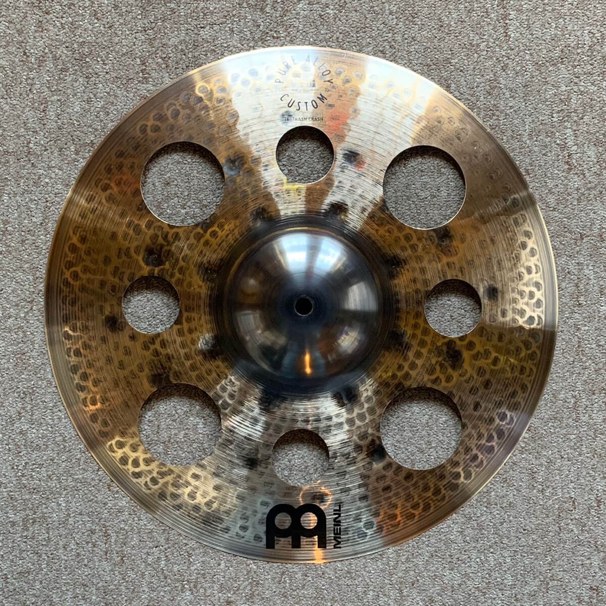 Used Meinl Pure Alloy Custom Trash Crash Cymbal 16