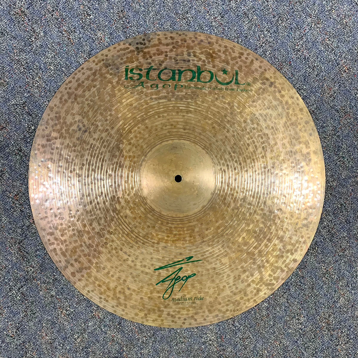 Used Istanbul Agop Signature Medium Ride Cymbal 22"