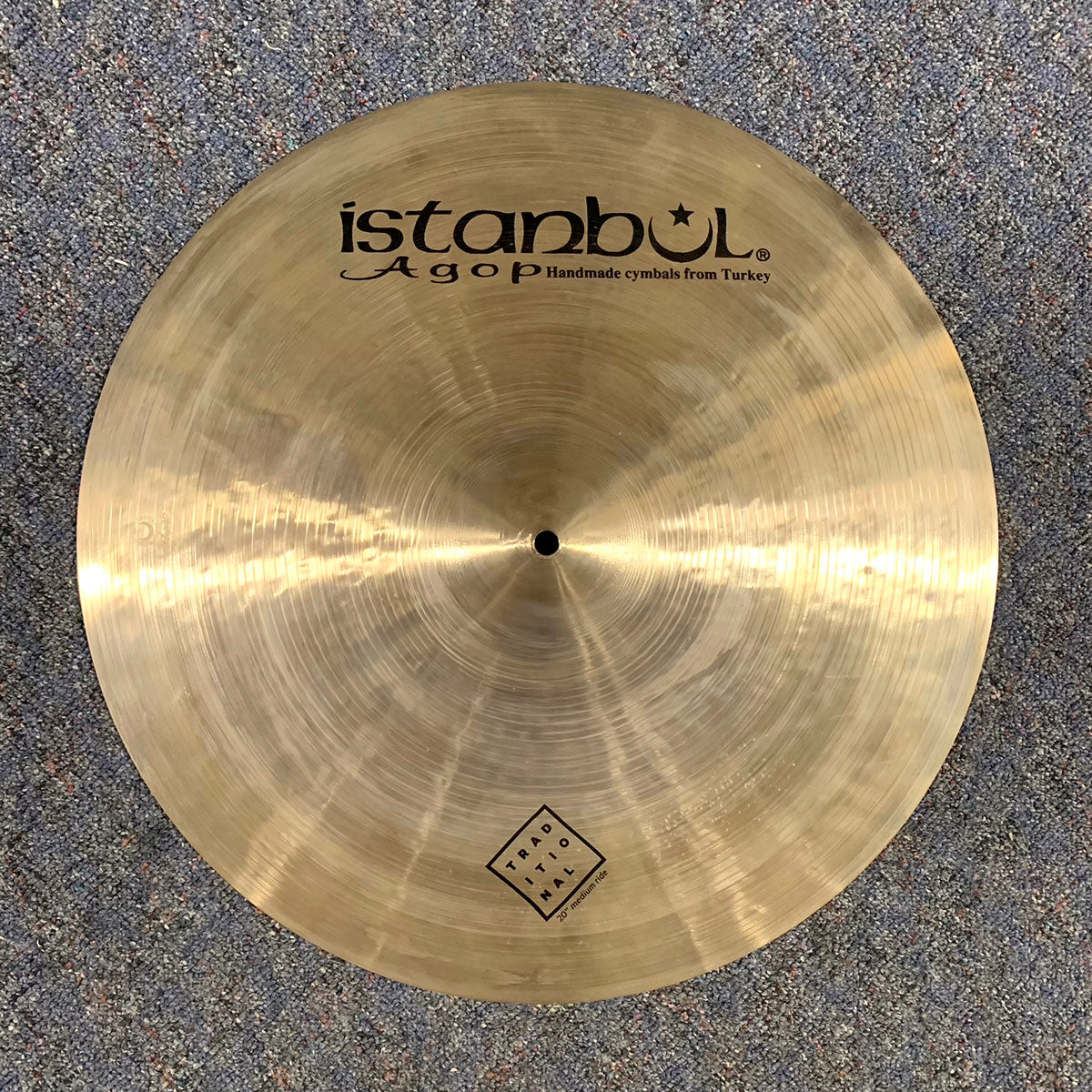 Used Istanbul Agop Traditional Medium Ride Cymbal 20"