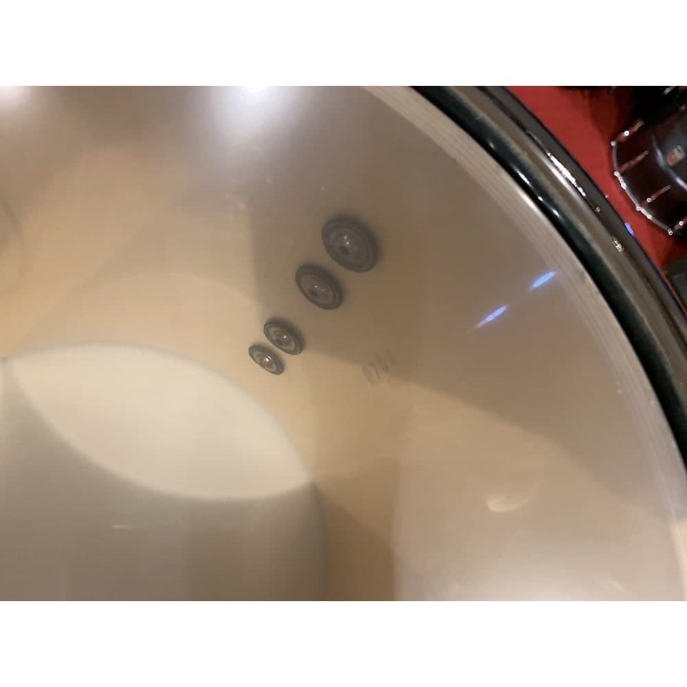 Used Sonor Designer Birch 4pc Drum Set - Birdseye Azure