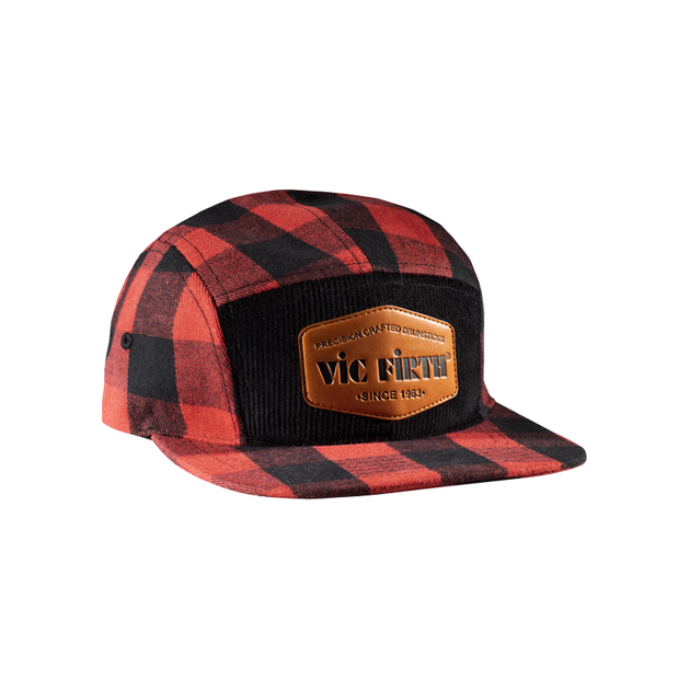 Vic Firth Ltd Flannel 5 Panel Camp Hat