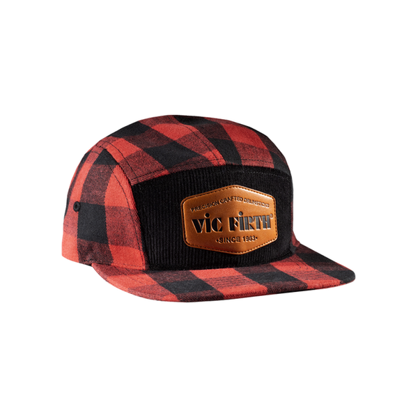 Vic Firth Ltd Flannel 5 Panel Camp Hat