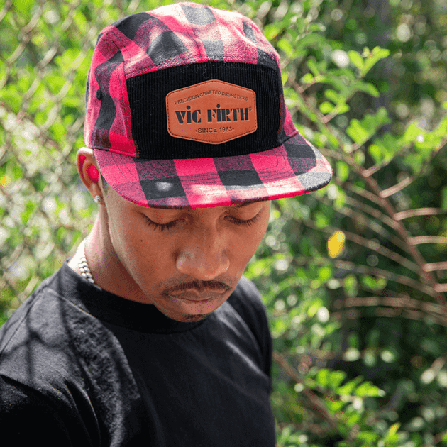 Vic Firth Ltd Flannel 5 Panel Camp Hat
