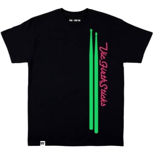 Vic Firth Ltd Edition Vintage 90S T-Shirt - Black - X-Large