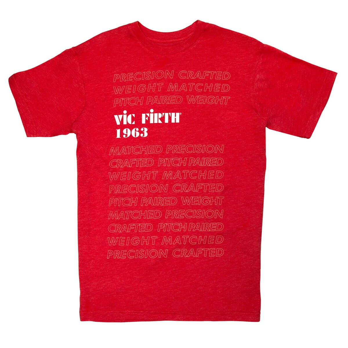 Vic Firth Limited Edition 1963 Red Graphic T-Shirt Large