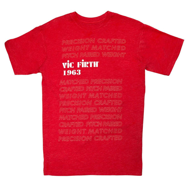 Vic Firth Limited Edition 1963 Red Graphic T-Shirt Medium
