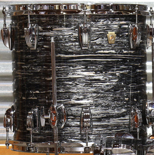 Ludwig Classic Maple Vintage Black Oyster 14x14 Floor Tom