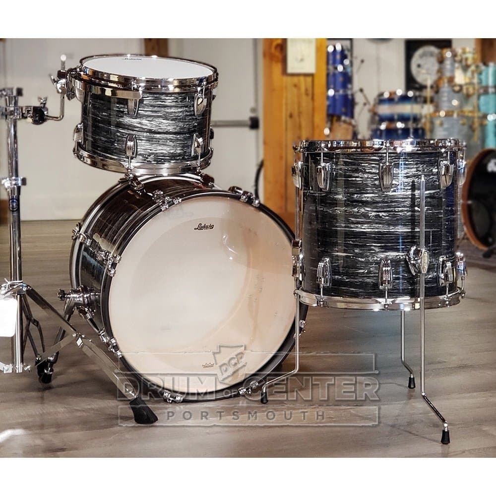 Ludwig Legacy Maple 3pc Drum Set Vintage Black Oyster