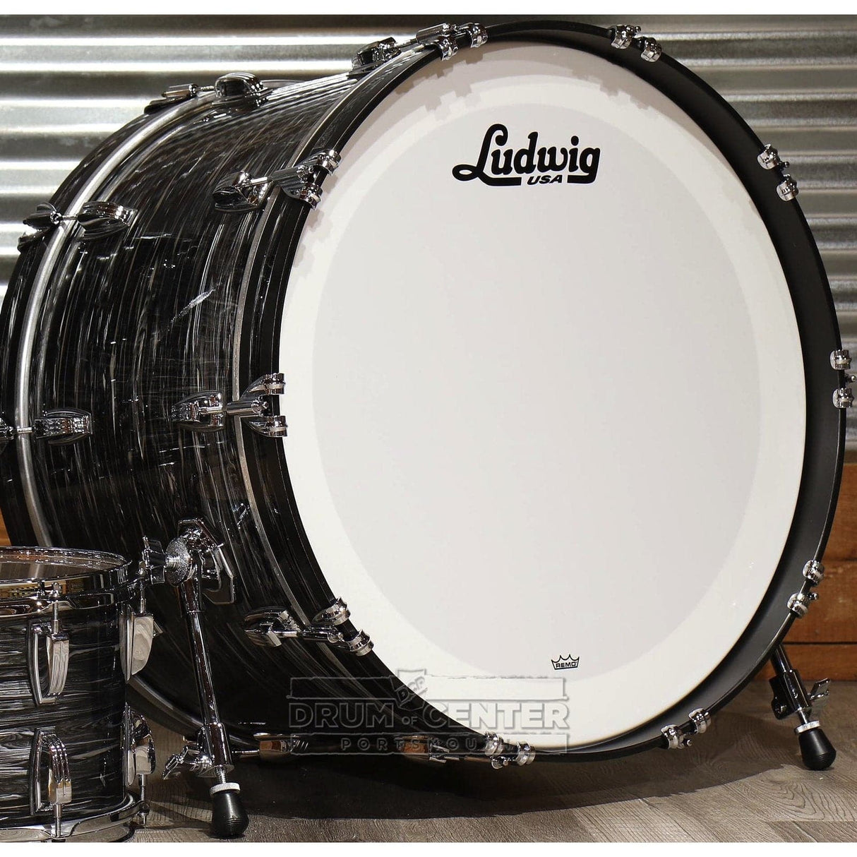 Ludwig Classic Maple Bass Drum 24x14 Vintage Black Oyster