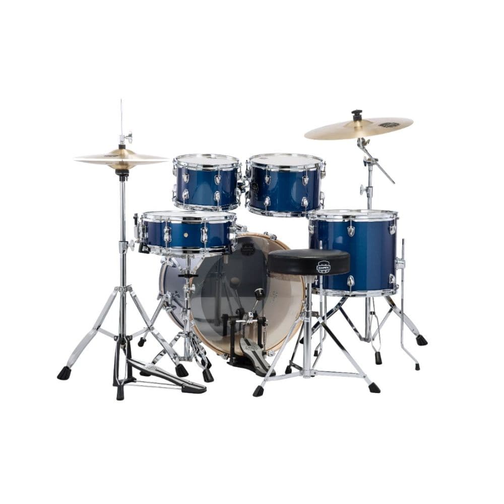 Mapex Venus 5pc Fusion Drum Set Complete Blue Sky Sparkle