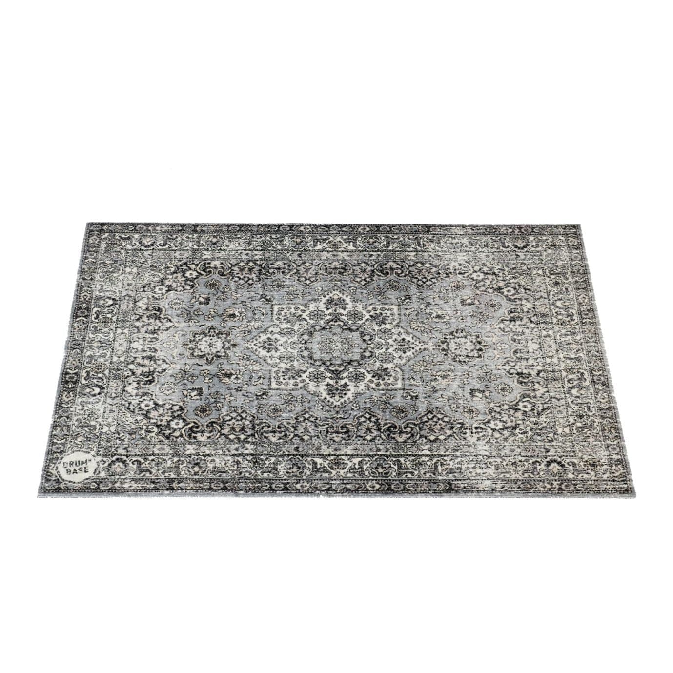 DRUMnBASE Vintage Persian Style Drum Rug 4.26' x 3' Grey