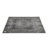 DRUMnBASE Vintage Persian Style Drum Rug 6' x 5.25' Grey