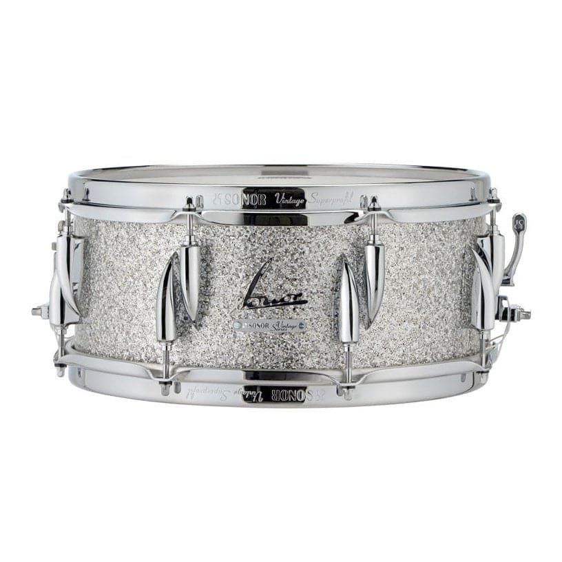 Sonor Vintage Series Snare Drum 14x6.5 Vintage Silver Glitter