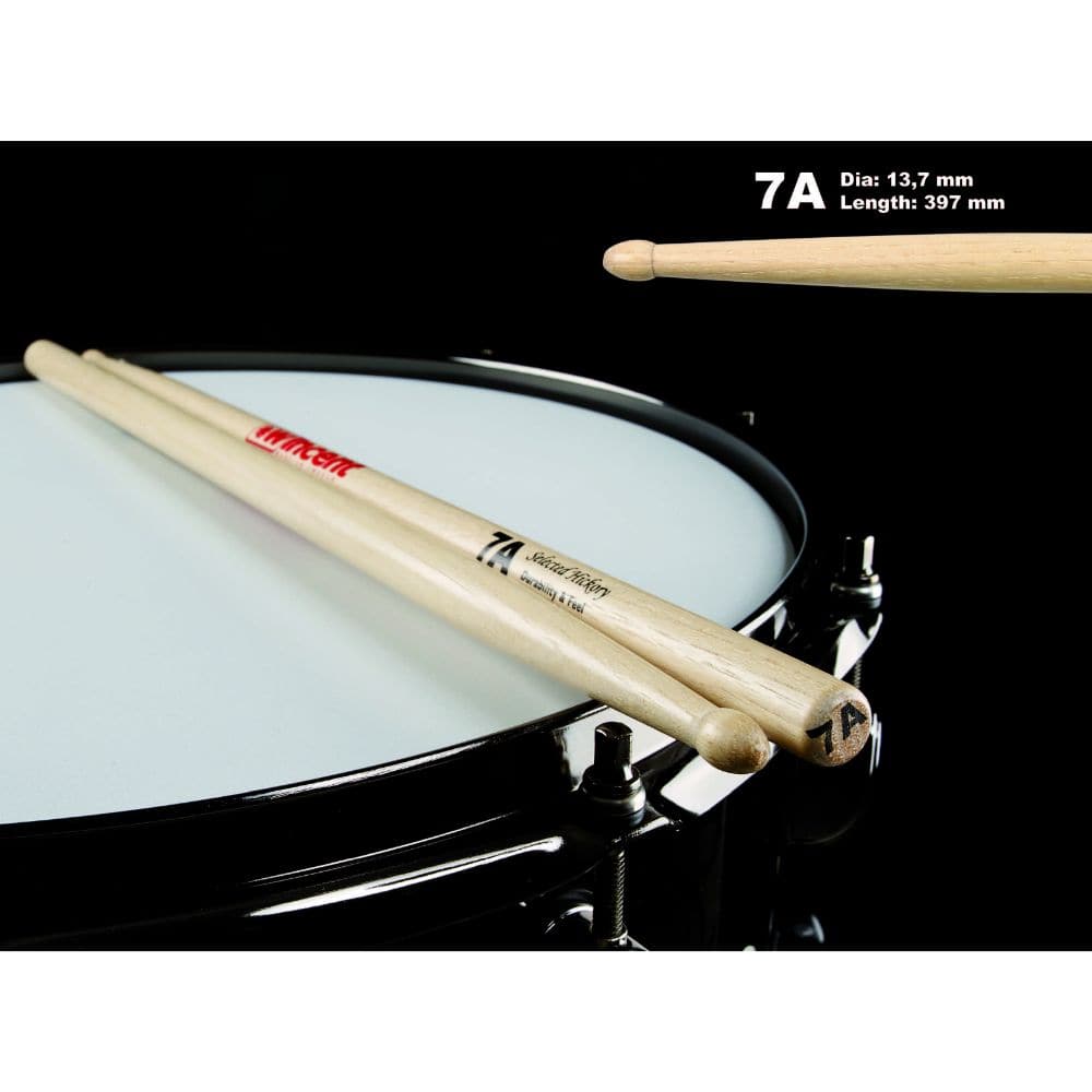 Wincent 7A Hickory Drumsticks