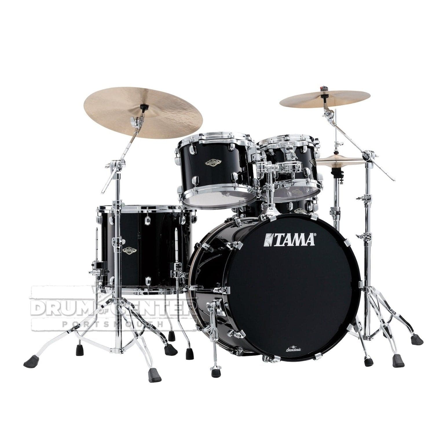 Tama WBS42SPBK Starclassic Walnut/Birch 4pc Drum Set Piano Black