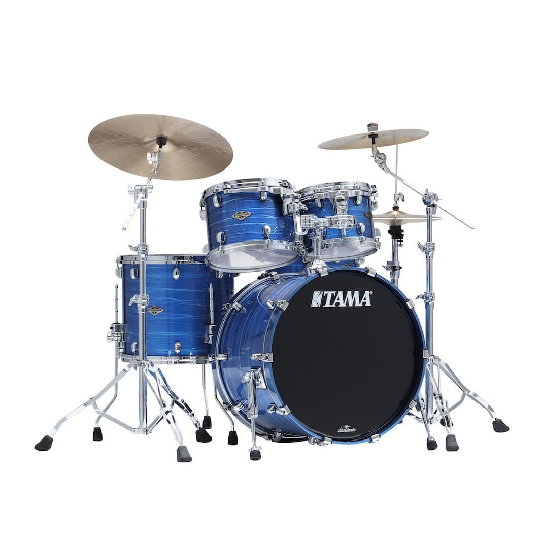 Tama WBS42SLOR Starclassic Walnut/Birch 4pc Drum Set Lacquer Ocean Blue Ripple
