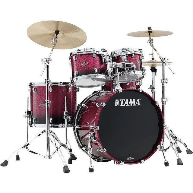 Tama Starclassic Walnut/Birch 4pc Drum Set w/22BD Molten Dark Raspberry Fade