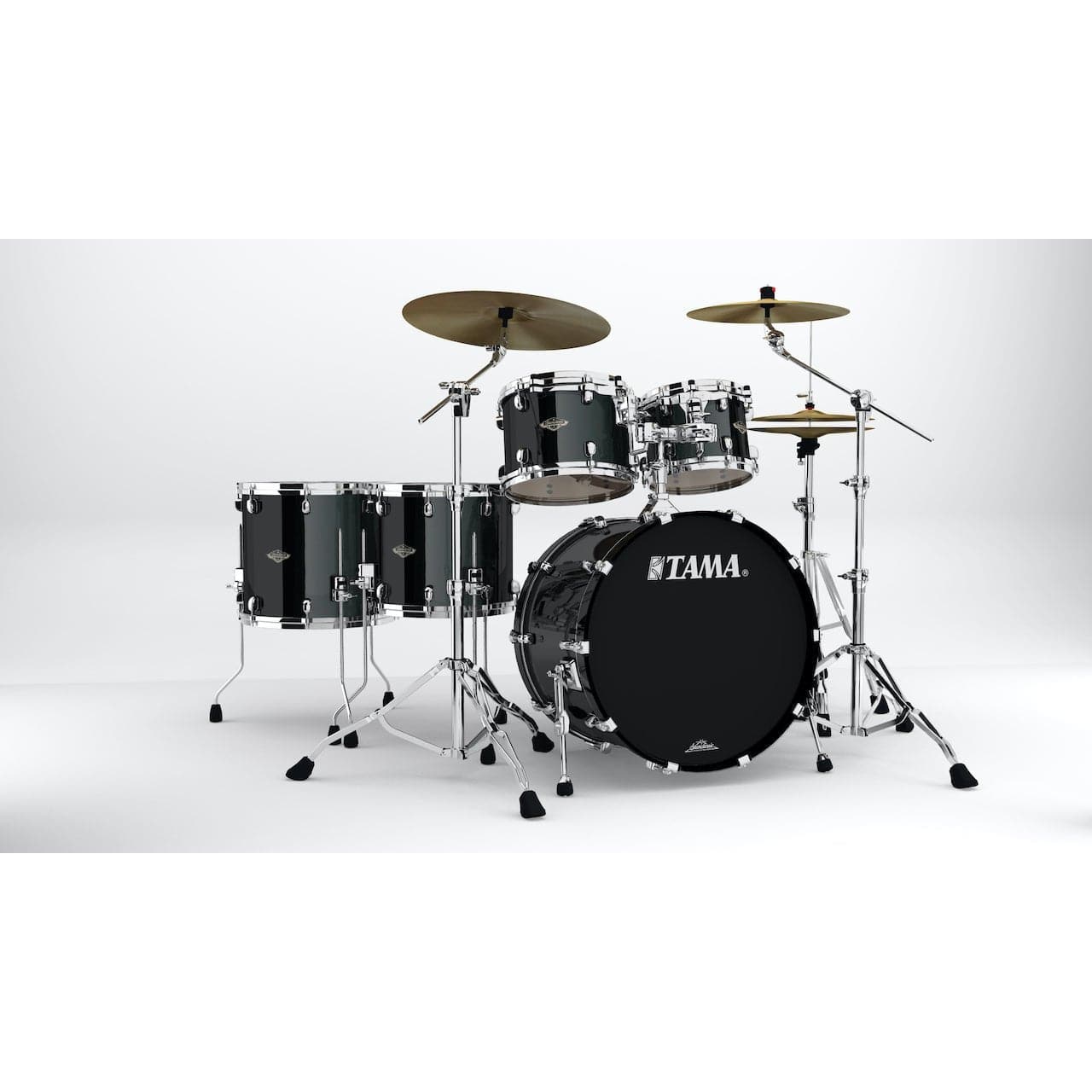 Tama Starclassic Walnut/Birch 5pc Drum Set Piano Black