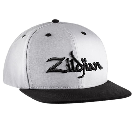 Zildjian 6 Panel Snapback Hat - White