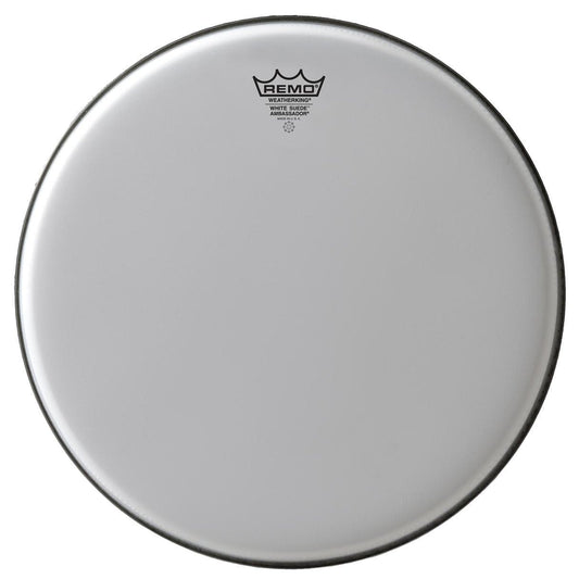Remo White Suede Ambassador 15 Inch Drum Head
