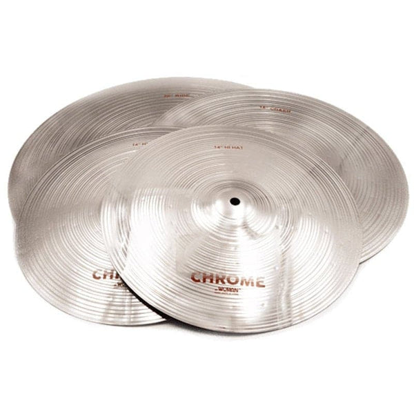 チャム Wuhan 457 Chrome Cymbal Set 14/16/20