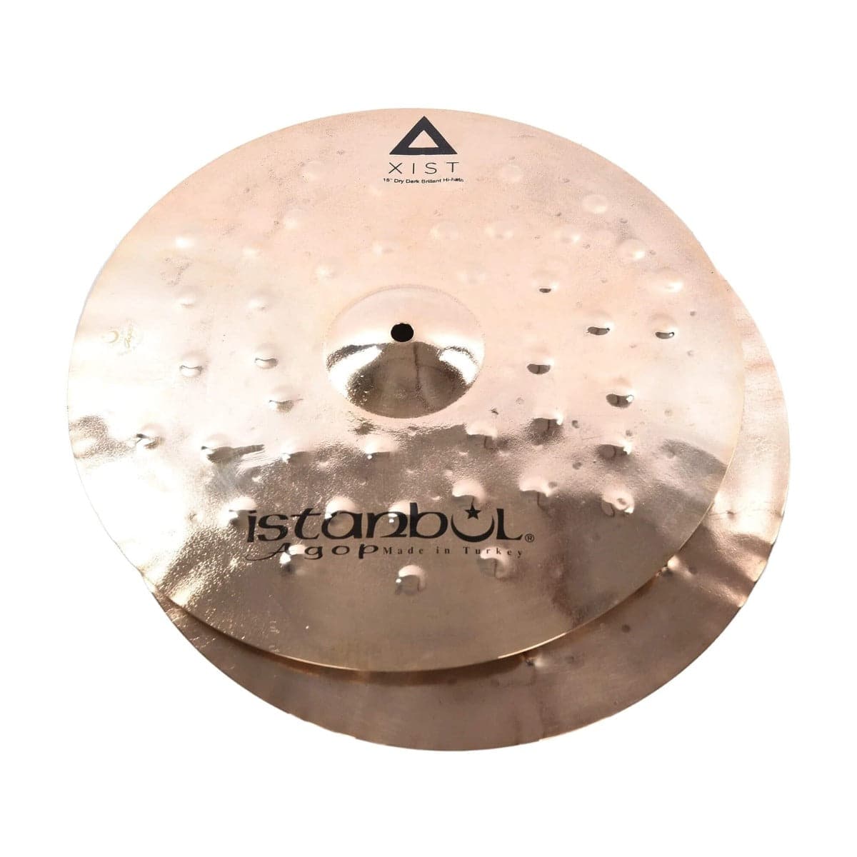 Istanbul Agop Xist Dry Dark Brillant Hi Hat Cymbals 15"
