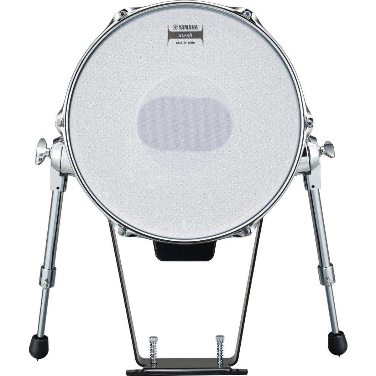 Yamaha KP128 RW 12" Electronic Mesh Kick Pad Tower - Real Wood