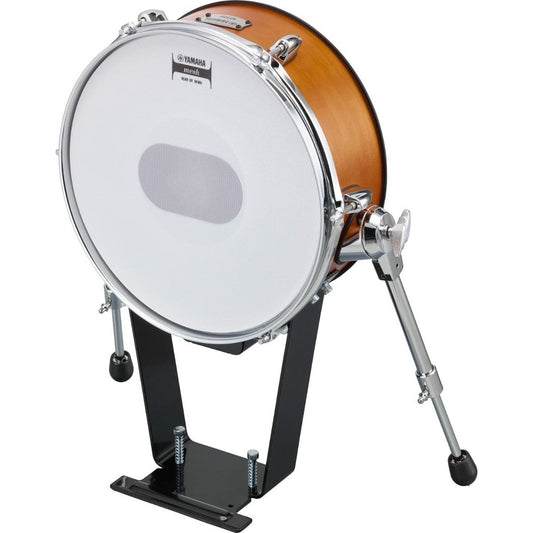 Yamaha KP128 RW 12" Electronic Mesh Kick Pad Tower - Real Wood