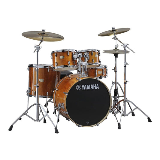 Yamaha Stage Custom Birch 5pc Drum Set w/20BD & 680 Hardware - Honey Amber